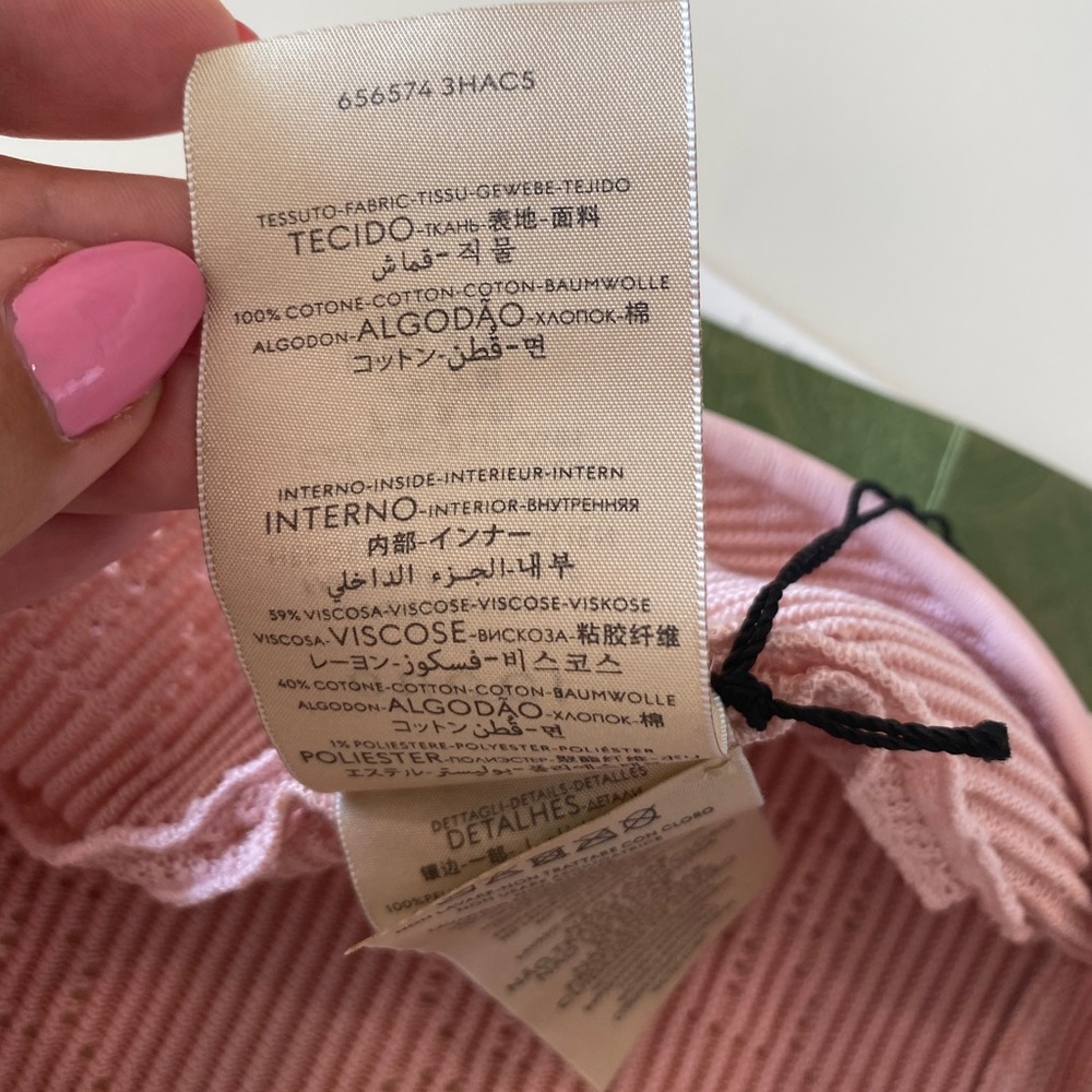 Gucci Beret Crochet Perforated Hat - Picture 12 of 15